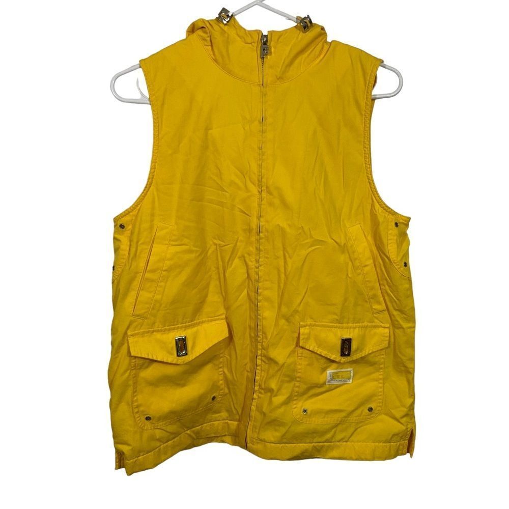 Ralph Lauren Vintage Yellow Hooded Rain Vest